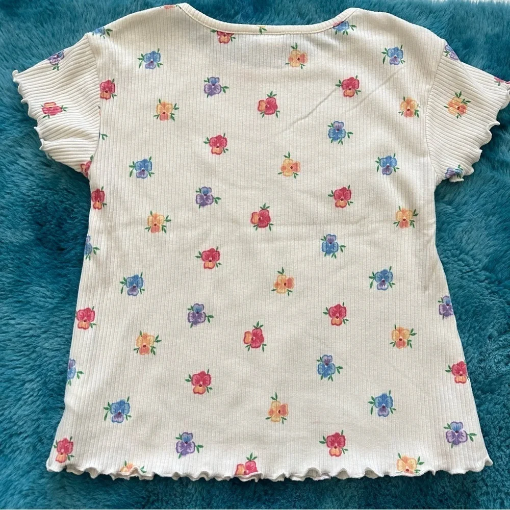 Old Navy Girls Short Sleeve Ribbed T-shirt Size 5T